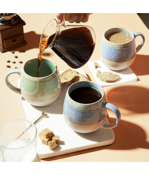 2 x 620ml Large Coffee Mug - Coffee Mugs and Cups - Porcelain Mug