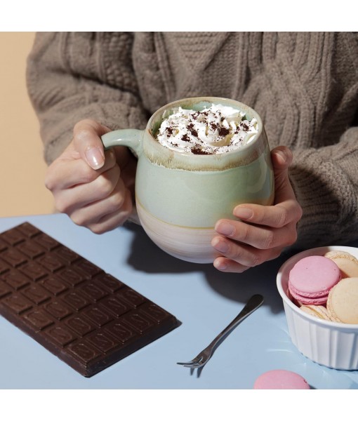 2 x 620ml Large Coffee Mug - Coffee Mugs and Cups - Porcelain Mug