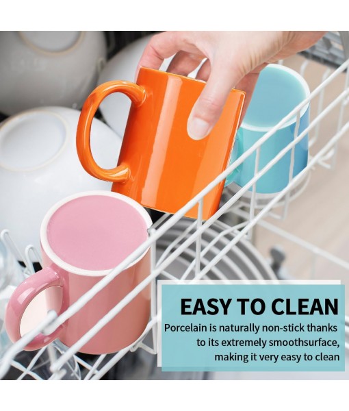 Mug Sets 6 Pieces Large 350ml Coffee Mugs for Coffee