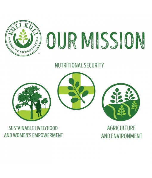 Kuli Kuli Organic Moringa Greens Smoothie Mix - Plant-Based Superfood Protein Smoothie Mix, Vanilla, 7.6 Ounce Pouch, Vegan and Gluten-Free with 8g Pea Protein and 1 Cup Greens Per Serving