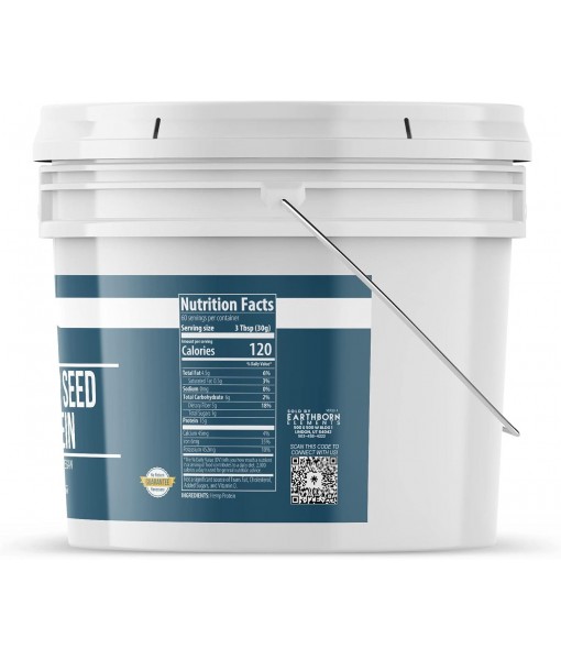 Earthborn Elements Hemp Seed Protein 1 Gallon Bucket, Smoothies & Shakes, Vegan