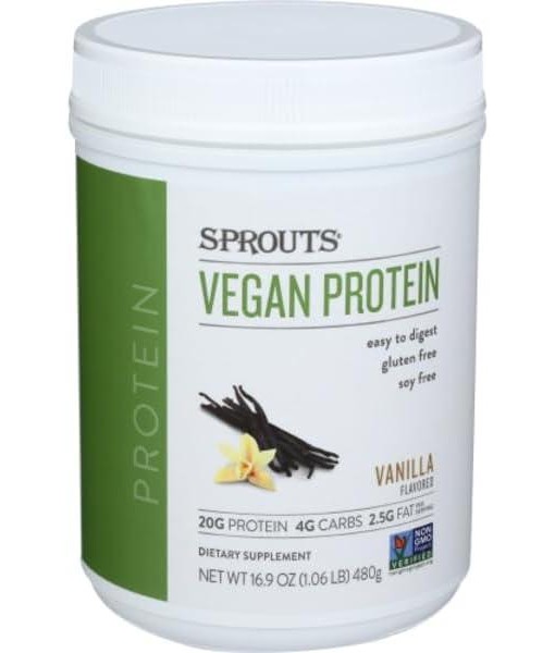 Sprouts Vanilla Vegan Protein - 16.9 oz