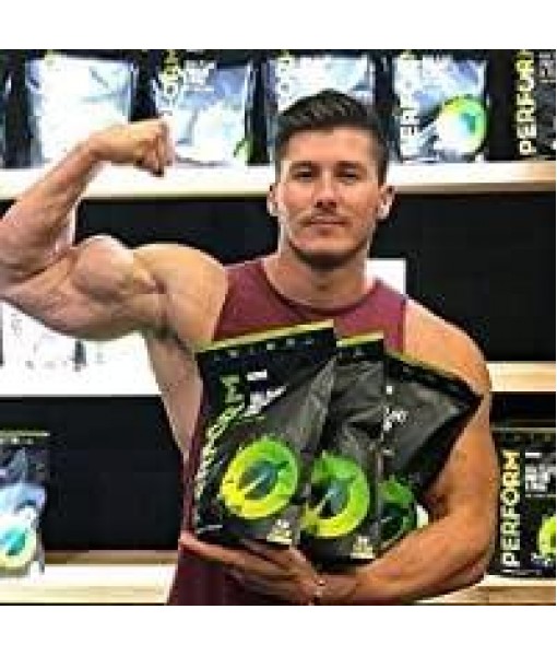 VIVO Life Perform Vegan Protein Powder, Raw Cacao Flavor - BCAA Pea & Hemp Blend Plant-Based Protein Shake (2.17 Pound (Pack of 1))