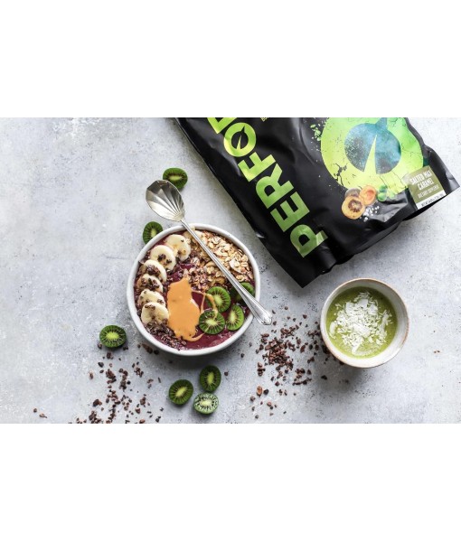 VIVO Life Perform Vegan Protein Powder, Raw Cacao Flavor - BCAA Pea & Hemp Blend Plant-Based Protein Shake (2.17 Pound (Pack of 1))