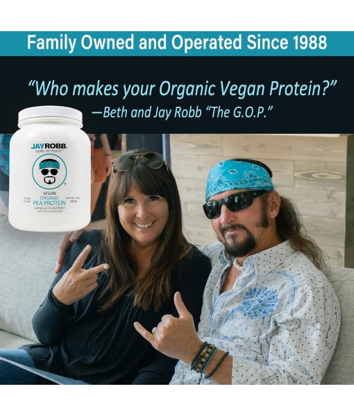 Jay Robb Organic Vegan Vanilla Pea Protein