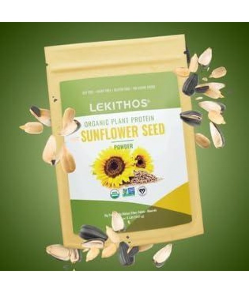 Organic Sunflower Seed Protein Powder - 3 lb - 15g Protein - Single Ingredient, Certified USDA Organic, Non-GMO Project Verified, No Added Sugars - Certified Vegan - Gluten Free