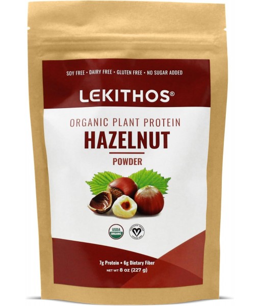 Organic Hazelnut Protein Powder - 8 oz - 7g Protein - Single Ingredient - Non-GMO Project Verified