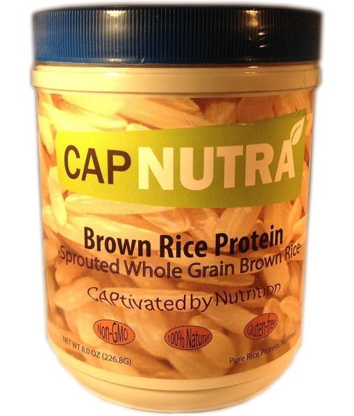 Rice Protein Powder, 8 oz Canister, Non-GMO, Gluten-Free, Non-Dairy, Keto, Vegan