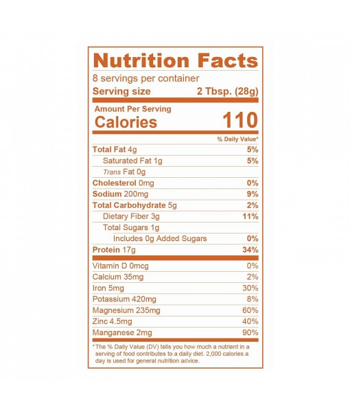 Lekithos Organic Pumpkin Seed Protein - 8 oz - 17g Protein - Certified USDA Organic, Non-GMO Project Verified, No Added Sugars - Promotes Muscle Recovery - Certified Vegan - Gluten Free