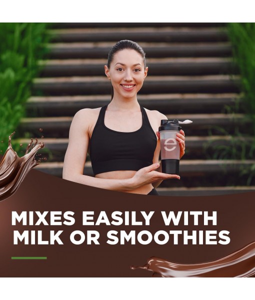 Fusion Four Vegan Protein Powder - 21g Plant-Based Protein Powder - Gluten Free, Dairy Free and Soy-Free, Pea Protein with BCAA's - Chocolate Flavored - 5lbs