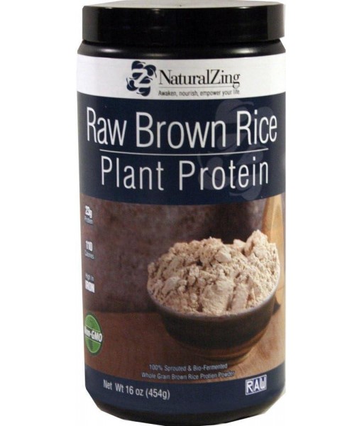 Bio-Fermented Sprouted Brown Rice Protein (Raw, Organic), 16 oz