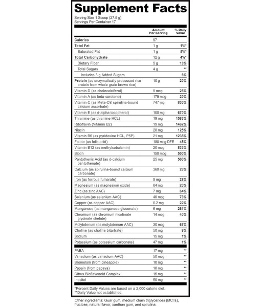Nutribiotic Rice Protein Full Spectrum, Vanilla, 20 Ounce