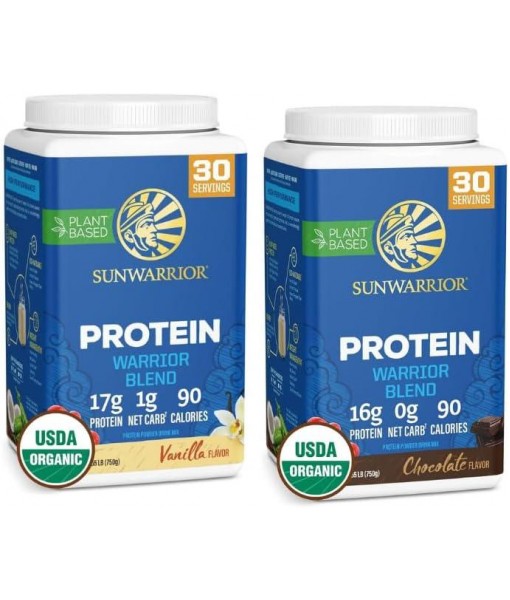 Vegan Organic Protein Powder Plant-Based Bundle - 2 Pack