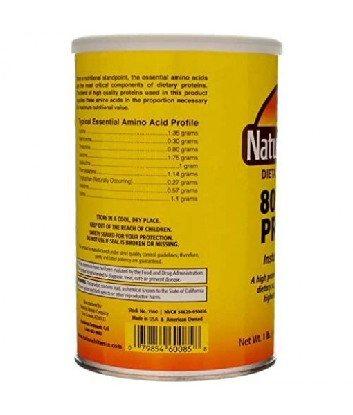 Protein Powder 80% Soy Isolate 1 lb Pwdr