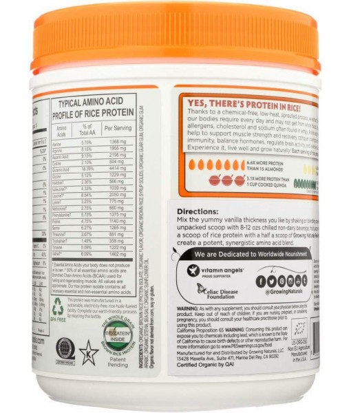 Prtn Rice Pwdr Vnla Org