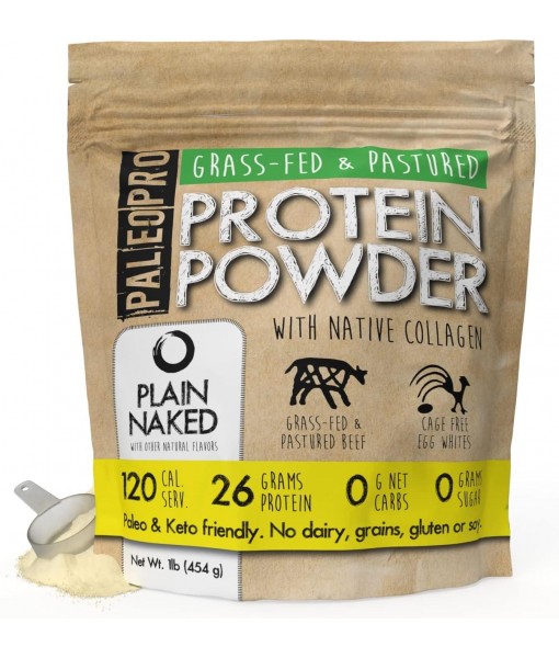 PALEOPRO Protein Powder Paleo Plain, 16 OZ