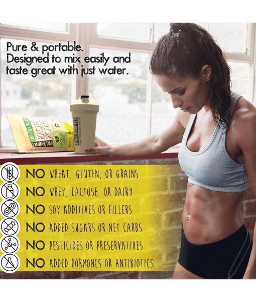 PALEOPRO Protein Powder Paleo Plain, 16 OZ