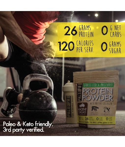PALEOPRO Protein Powder Paleo Plain, 16 OZ
