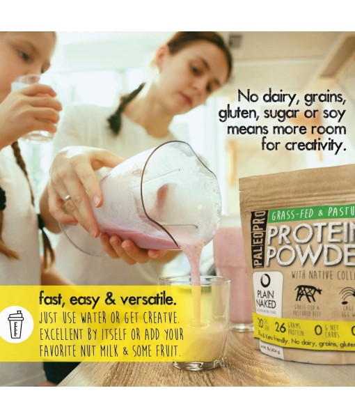 PALEOPRO Protein Powder Paleo Plain, 16 OZ