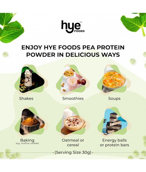 HYE FOODS Premium Pea Protein Powder | 2 lb | Vegan Protein Powder | Gluten Free | Unflavored | Easy to Digest | 100% Peas | 30 Servings