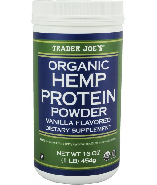 Trader Joe's 16 Oz. Organic Hemp Protein Powder Dietary Supplement (Vanilla)