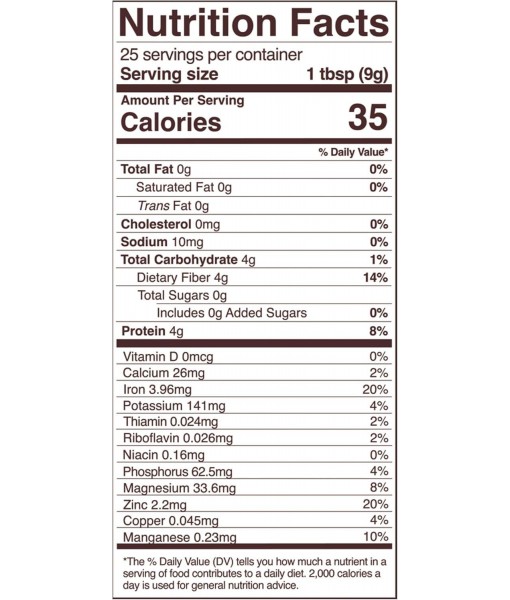 Foods Alive Organic Protein Blend, Power 4 Smoothie Booster 8oz - Blend of 4 Plant-Based Proteins - Chia, Sesame, Hemp, Pea Protein Powders (Single Pack)