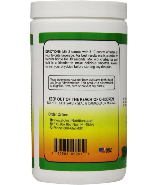 Pure Non-GMO Pea Rice Protein, Vanilla, 16 Ounce