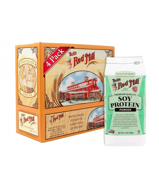 Bob's Red Mill Gluten Free Soy Protein Powder, 14 Ounce (Pack of 4)