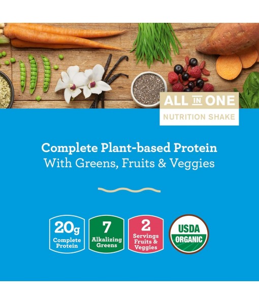 Amazing Grass PSF Powder, Pure Vanilla, 11 Servings (Old Version)