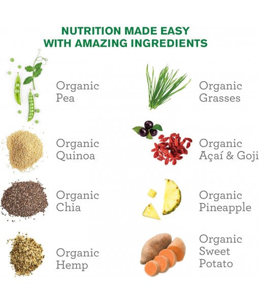 Amazing Grass PSF Powder, Pure Vanilla, 11 Servings (Old Version)