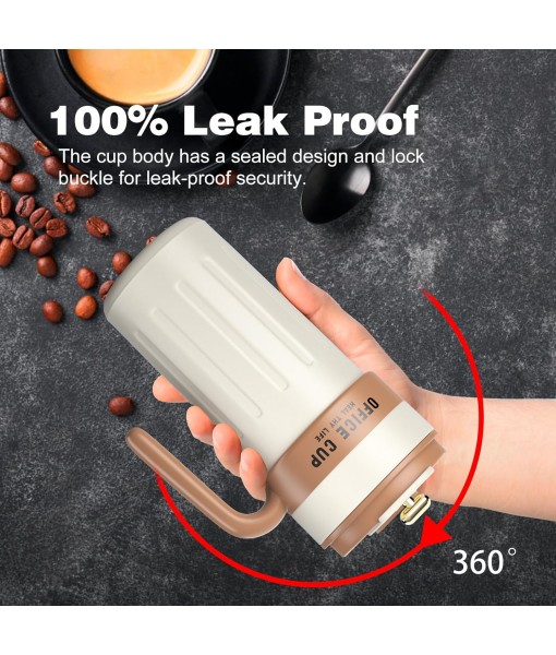 Homealexa Smart Coffee Travel Mugs, 650ml 316 Stainless Steel Vacuum Insulated Coffee Mug with LED Temperature Indicator and Touch Screen, Smart Mug Sealed Bottle