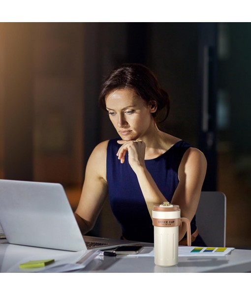 Homealexa Smart Coffee Travel Mugs, 650ml 316 Stainless Steel Vacuum Insulated Coffee Mug with LED Temperature Indicator and Touch Screen, Smart Mug Sealed Bottle