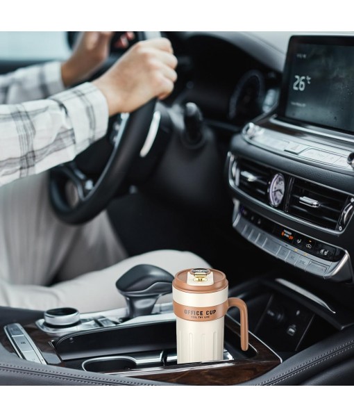 Homealexa Smart Coffee Travel Mugs, 650ml 316 Stainless Steel Vacuum Insulated Coffee Mug with LED Temperature Indicator and Touch Screen, Smart Mug Sealed Bottle