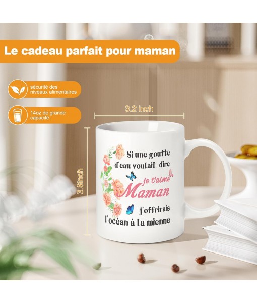Gift Idea for Mom Coffee Mug 350 ml, Original Christmas Gift Grandma Birthday Mug Tea Cup Gift for Women for Mother's Day Friends Valentine's Day Grandmother