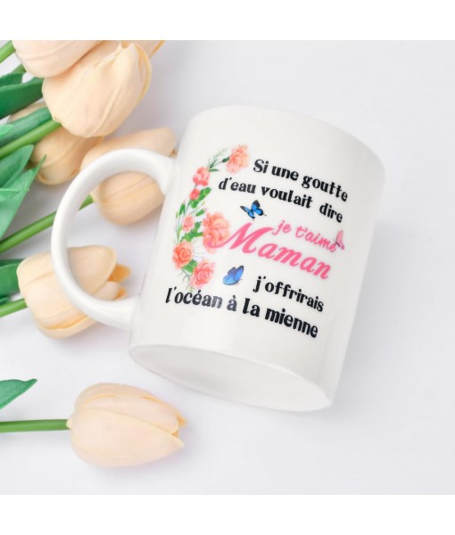 Gift Idea for Mom Coffee Mug 350 ml, Original Christmas Gift Grandma Birthday Mug Tea Cup Gift for Women for Mother's Day Friends Valentine's Day Grandmother