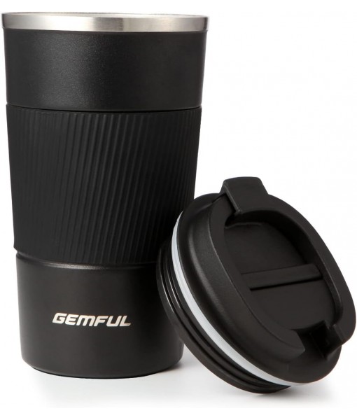 GEMFUL Insulated Coffee Mug Travel Mug for Hot and Cold Coffee Milk and Tea 510ml