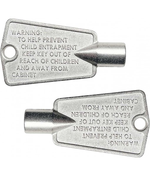 216702900 Metal zer Door Keys - Compatible With Frigidaire, Kenmore, GE zers - Repalces: AP4301346, AP4071414, PS2061565, AP2113733, 06599905, 08037402, 12849, PS1991481 (Pack 2)
