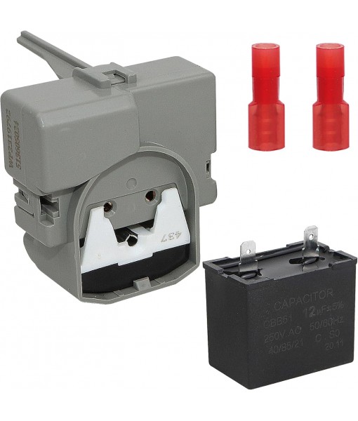2319792 W10197428 W10189190 TSD2 Refrigerator Start Device Combination W10662129 Capacitor Compatible with whirlpool kenmore electrolux Refrigerator zer Compatible 241527803 241941003 2255198 12vf