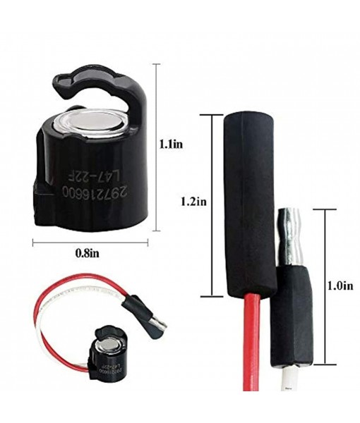 297216600 Refrigerator Defrost Thermostat Replacement Part - Exact Fit for Frigidaire Kenmore Refrigerators/zers - Replaces 1483781 216731000 216872200 218673001 218673008