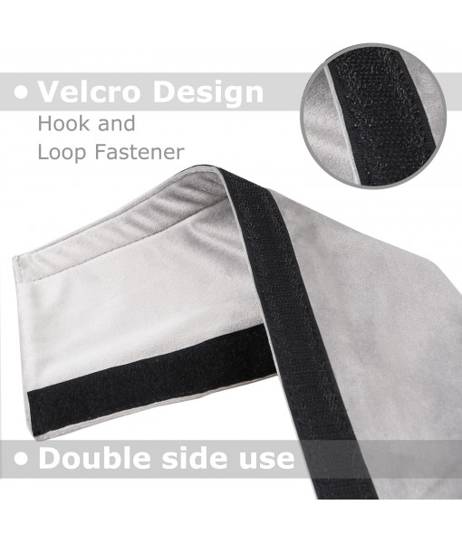 3PCS Refrigerator Door Handle Covers Kitchen Decor Keep Appliance Clean Anti-Static Stains for Fridge Dishwashers Velvet (Grey)