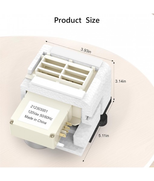 2025 Upgrade 242303001 Refrigerator Damper Assembly - Air Damper Control Compatible with Frigidaire & Crosley White Models Replaces 3016452, AP5788340, PS8746718, EAP8746718 - Fits DFH, FFE, FFH, FFS