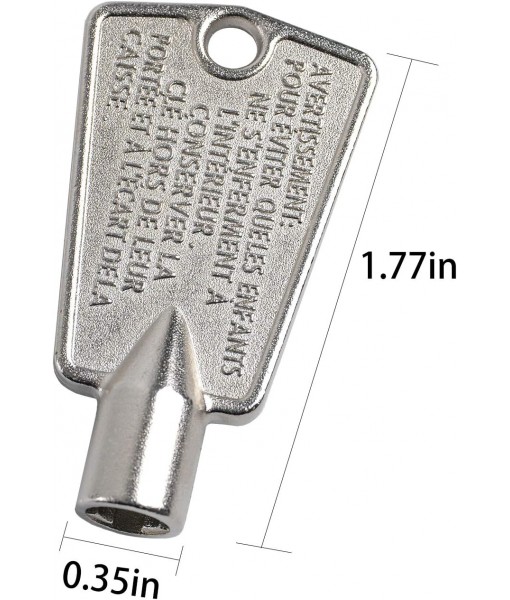 2 Pack 216702900 zer Door Key for Frigidaire Kenmore AP4071414 PS2061565 AP2113733 AP4301346 PS1991481 06599905 08037402 12849(Metal)
