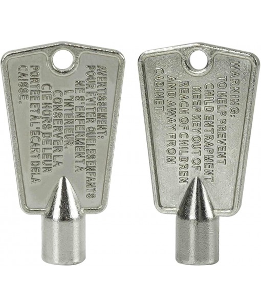216702900 zer Door Keys Metal Compatible with Frigidaire & Kenmore AP4301346 PS1991481 297147700 (Pack of 2)