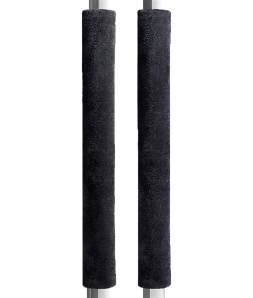 2 PCS Refrigerator Door Handle Covers Kitchen Appliance Decor Handles Anti-Skid Anti-Static Protector Fridge, Dishwasher Oven Keep Off Fingerprints,Food Stains （Black）