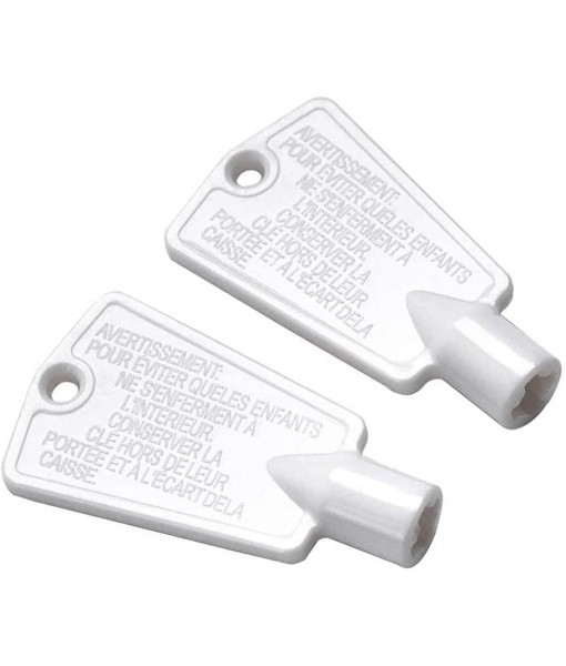 297147700 Door Key by Seentech - Compatible with Frigidaire Kenmore Elec-trolux zer Refrigerator – Replaces: AP4301346 PS1991481 216702900, 06599905, 08037402, 1259502 (Pack 2)