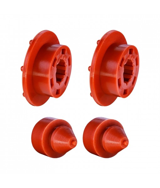 2 Pcs WR02X12008 Refrigerator Evaporator Fan Motor Grommet, 2 Pcs WR02X10540 WR02X11329 Refrigerator Grommet Lid Bumper, Fit for GE & Hotpoint Refrigerators and zer