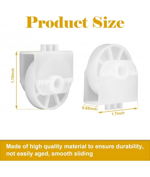 2 pcs AHJ72909001 Refrigerator zer Drawer Roller Replacement for LG/Kenmore, Replaces Part AHJ73329901 AP4671331, zer Tray Roller