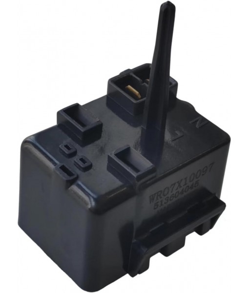 2024 New Upgraded WR07X10097 Start Relay and Matched 12uF 250VAC Run Capacitor Kit Fit For GE Refrigerators -Replaces 1265640 PS1766101 AP4300623 513604045