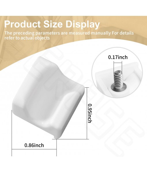 4 Pack zer Basket Retainer 7009399 for Sub Zero zer Lower Basket APS 5029 611 650 BI-30U BI-30UG 611G BI-30U - 2 Right Side and 2 Left Side