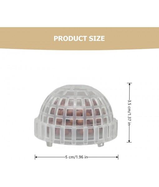 3 PCS Aquarium Moss Ball Holder Professional Aquarium Plant Holder Plastic Moss Ball Fish Tank Plant Holder with Filter Stone for Fish Tank Accessories